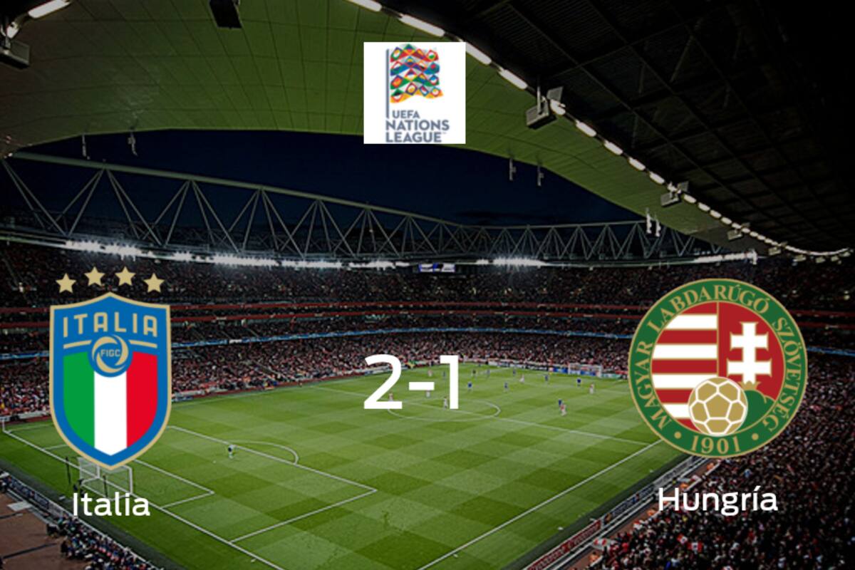 Victoria 2-1 de Italia frente a Hungría