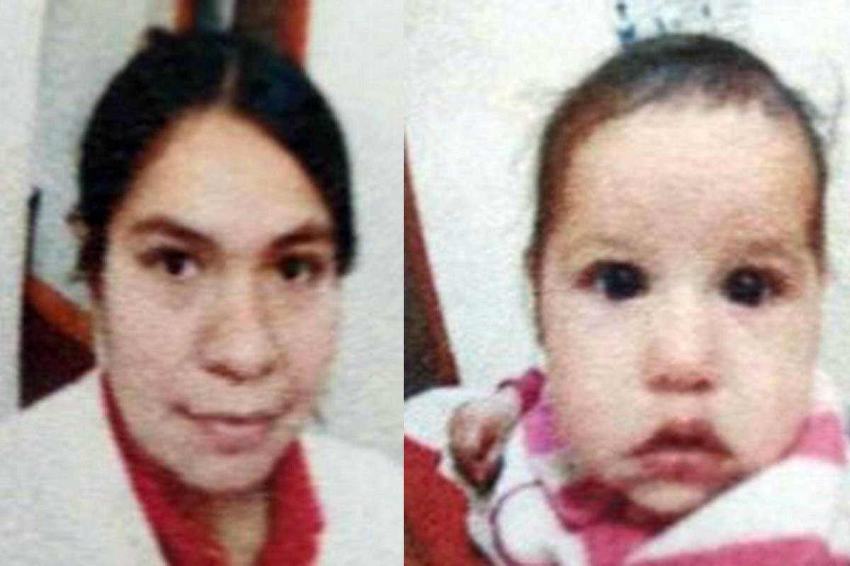Buscan a Vania Gabriela Sánchez, de 23 años y Aneth Flores, de 10 meses