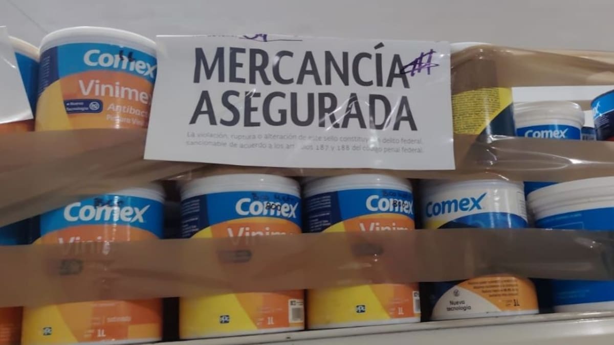 IMPI decomisa 1,046 pinturas Comex piratas en Mérida valoradas en 293 mil pesos por violar la Ley de Propiedad Industrial, encendiendo las alertas por fraudes comerciales en Yucatán