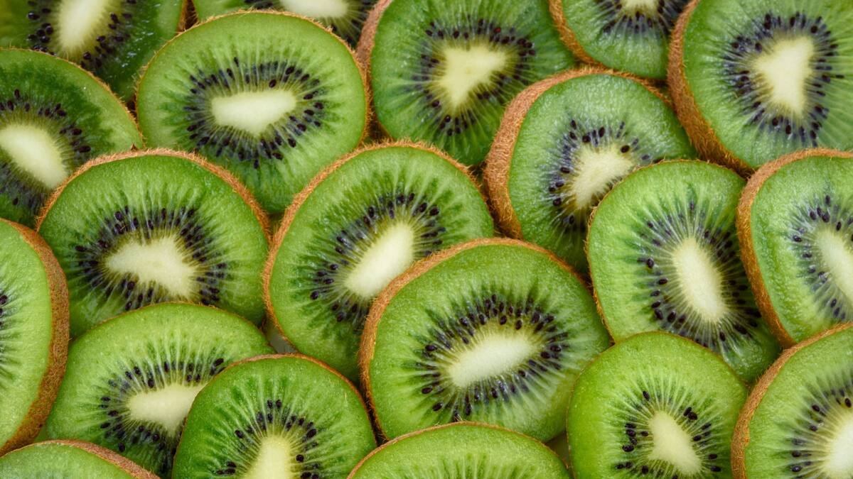 El kiwi es una fruta rica en antioxidantes, vitamina C, ácido fólico y fibra, que no solo apoya la salud general, sino que también mejora la calidad del sueño/Foto: Canva