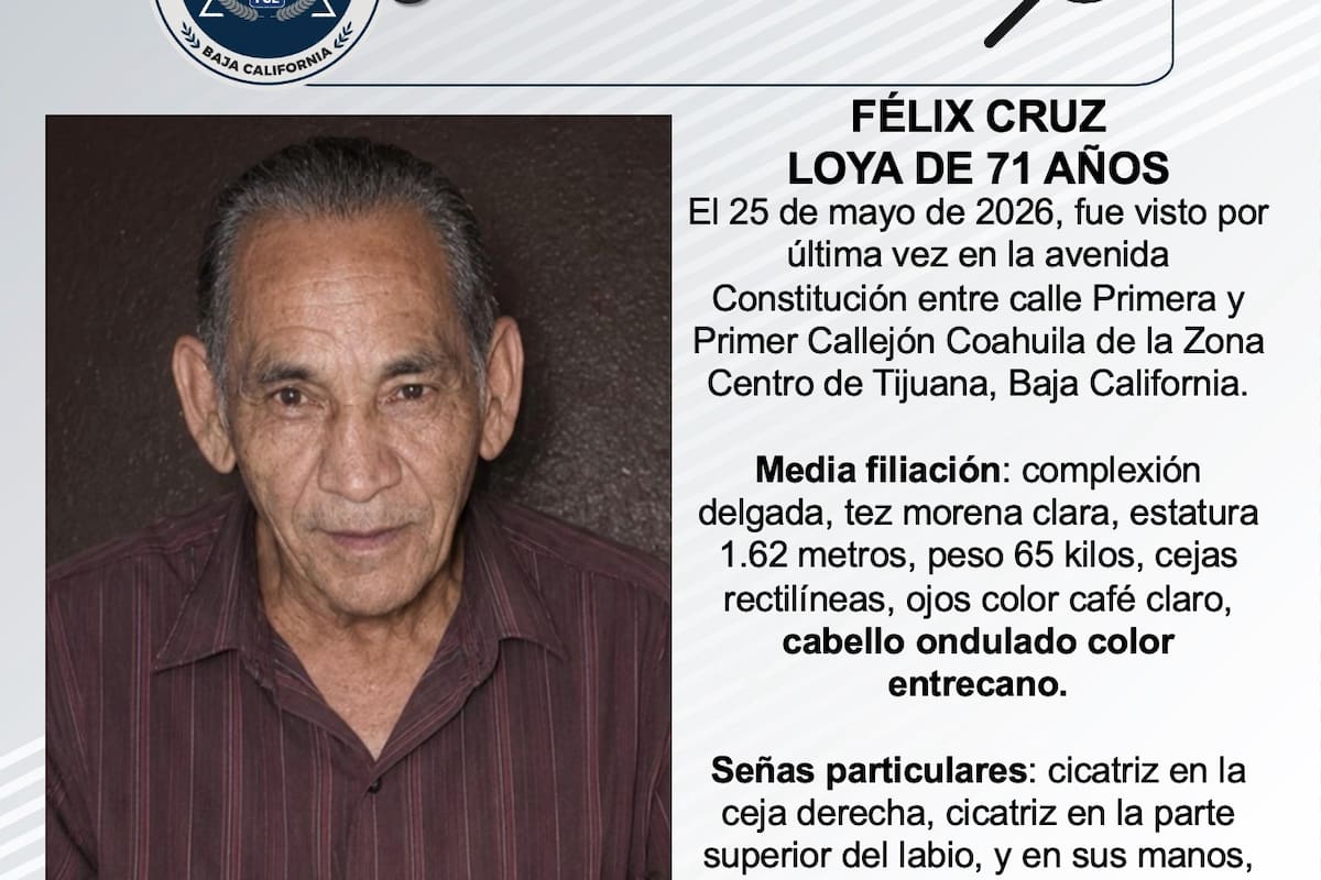 Se busca a Félix Cruz Loya de 71 años