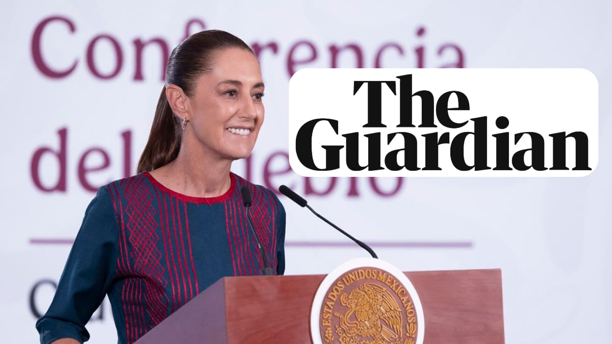 The Guardian destaca a Claudia Sheinbaum como una de las líderes de izquierda más populares del mundo y señala cómo enfrenta críticas machistas