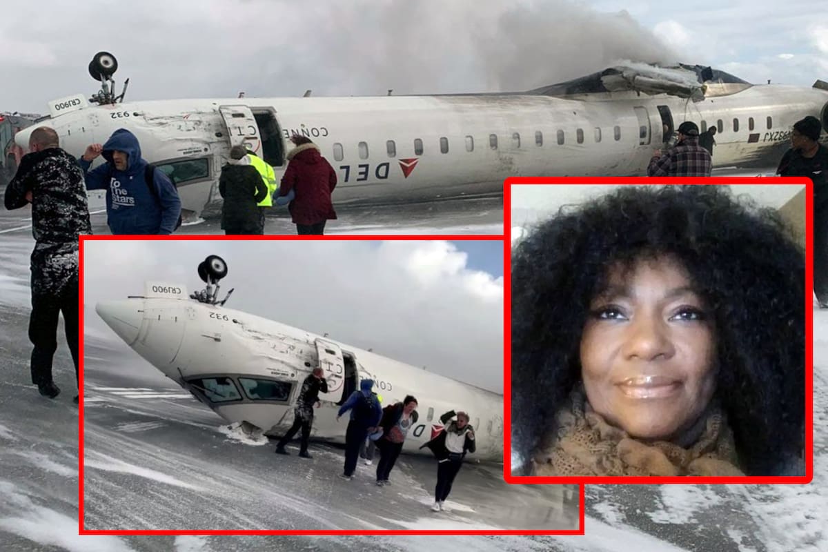 “Me desperté colgada de cabeza”: Sobrecargo que trabajaba en avión que se volcó en Toronto demanda a la aerolínea Delta por 75 mdd