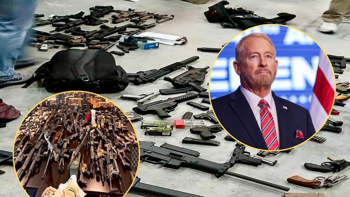 Ronald Johnson informa decomiso de 138 armas rumbo a México y destaca operación encubierta contra tráfico ilegal desde Carolina del Norte