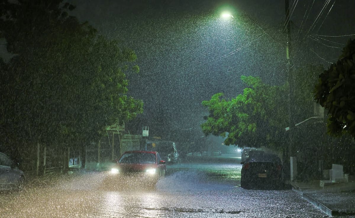 Lluvias en Hermosillo. Foto: GH