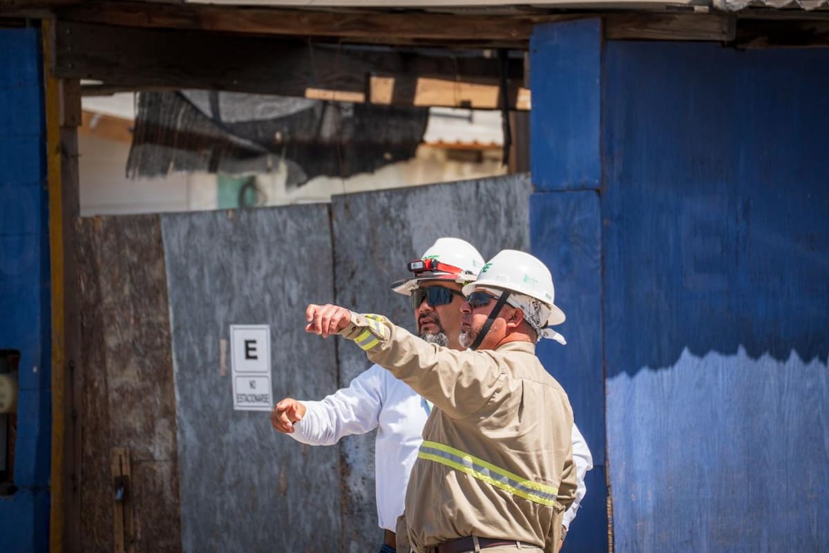 Dos de las víctimas se reportan estables, mientras que una más permanece en condición grave tras el incidente ocurrido durante labores de mantenimiento. Foto: Border Zoom