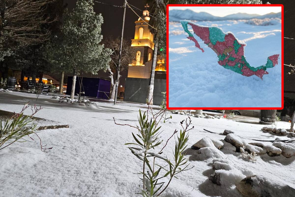 SMN: Mínimas congelantes de hasta -15 grados en varios estados de México