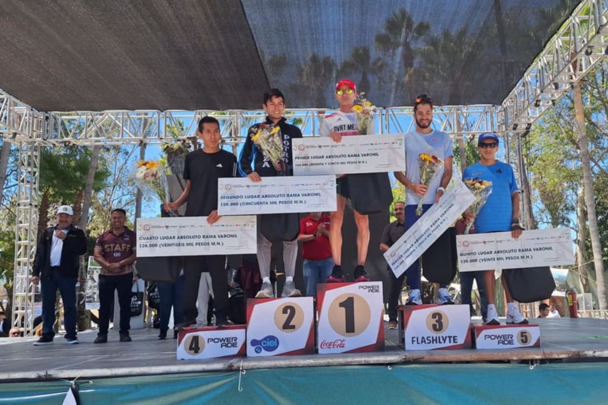 Daniel Valdez, ganador del Medio Maratón de Tijuana