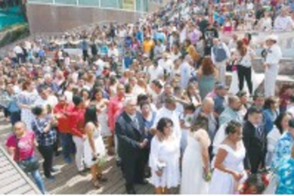 Darán el 'sí' de manera virtual en bodas colectivas