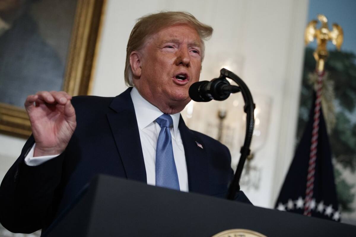 Trump pospone viaje a Polonia para monitorear a “Dorian”, pero lo ven jugando golf