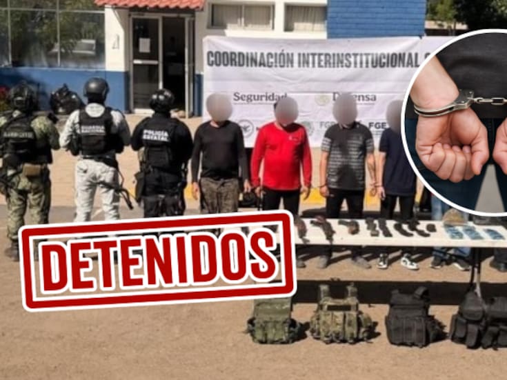Denuncia anónima destapa persecución en Culiacán donde cinco hombres armados fueron capturados con rifles y chalecos tácticos