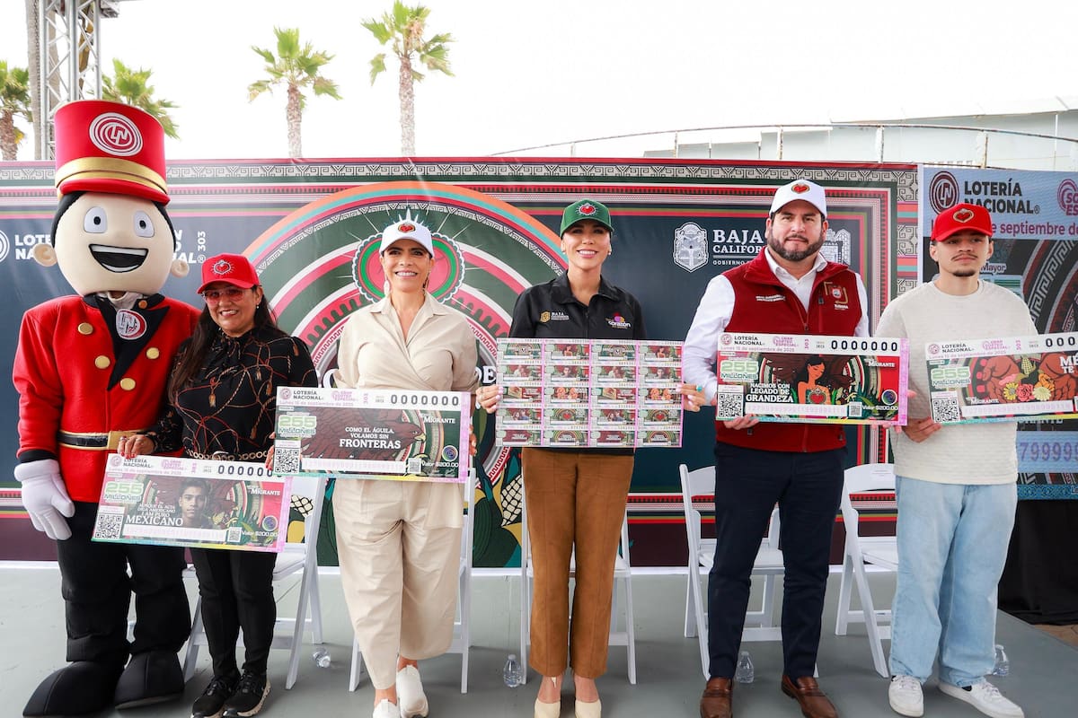 Invita gobernadora a participar en el Gran Sorteo Especial “México con M de Migrante” de la Lotería Nacional