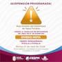 Suspensión temporal del servicio de agua: Estas son las colonias afectadas por trabajos de CESPM