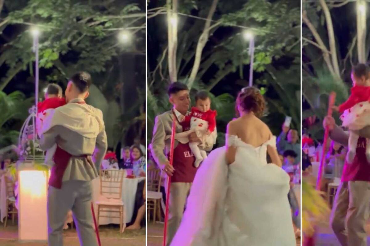 VIDEO: Suegra estalla en contra de su nuera luego de que ella lo vistiera como un ‘mandilón’ en su boda