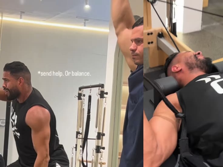 Grupo de hombres musculosos desata risas al poder con las pesas, pero no con los pilates