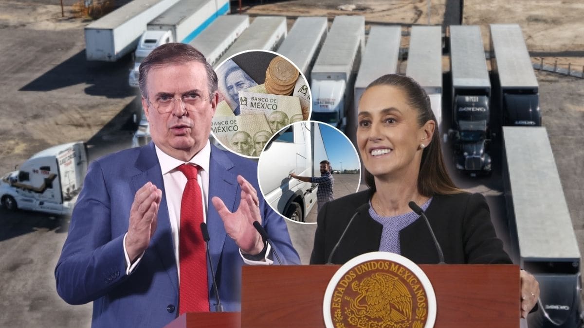 Claudia Sheinbaum y Marcelo Ebrard lanzan plan para sustituir camiones y autobuses con deducción fiscal de hasta 2.58 millones de pesos por unidad, financiamiento para transportistas y nueva norma de seguridad en carreteras de México