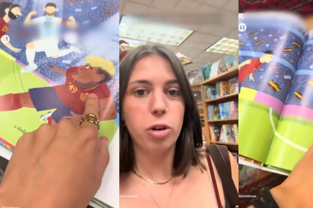 Joven encuentra un libro infantil que supuestamente predice una final entre España y Argentina