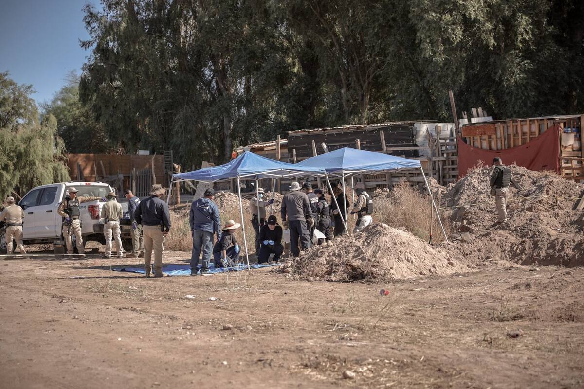 Localizan restos humanos en fosa clandestina en la colonia La Pluma