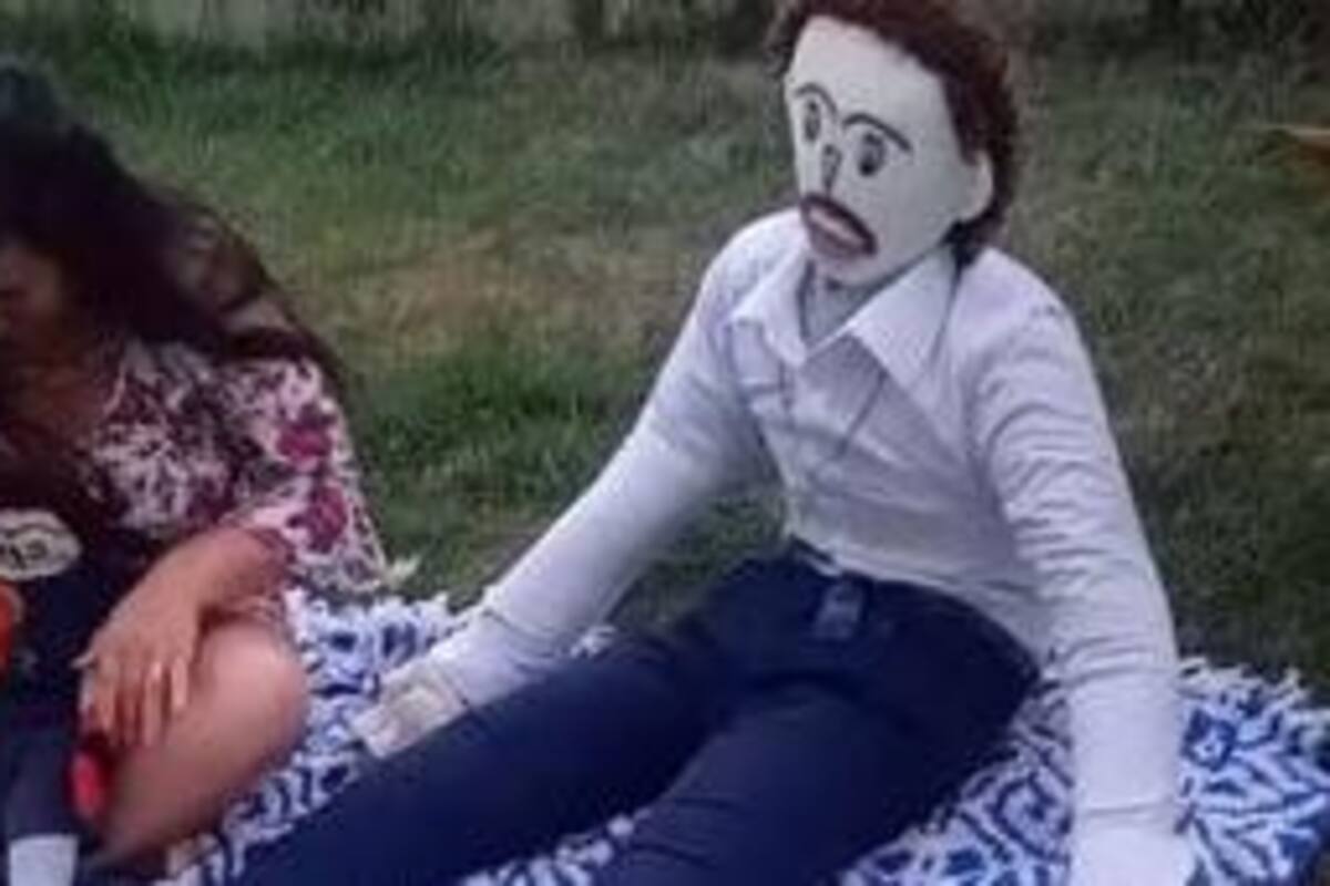 Viral: Mujer que se casó con un muñeco de trapo, dice que su relación está en crisis porque le fue infiel