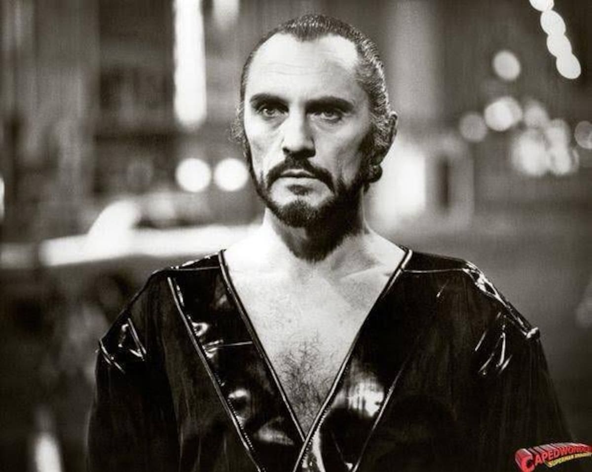 Terrance Stamp como Zod / Cuenta de X: @TheCinesthetic