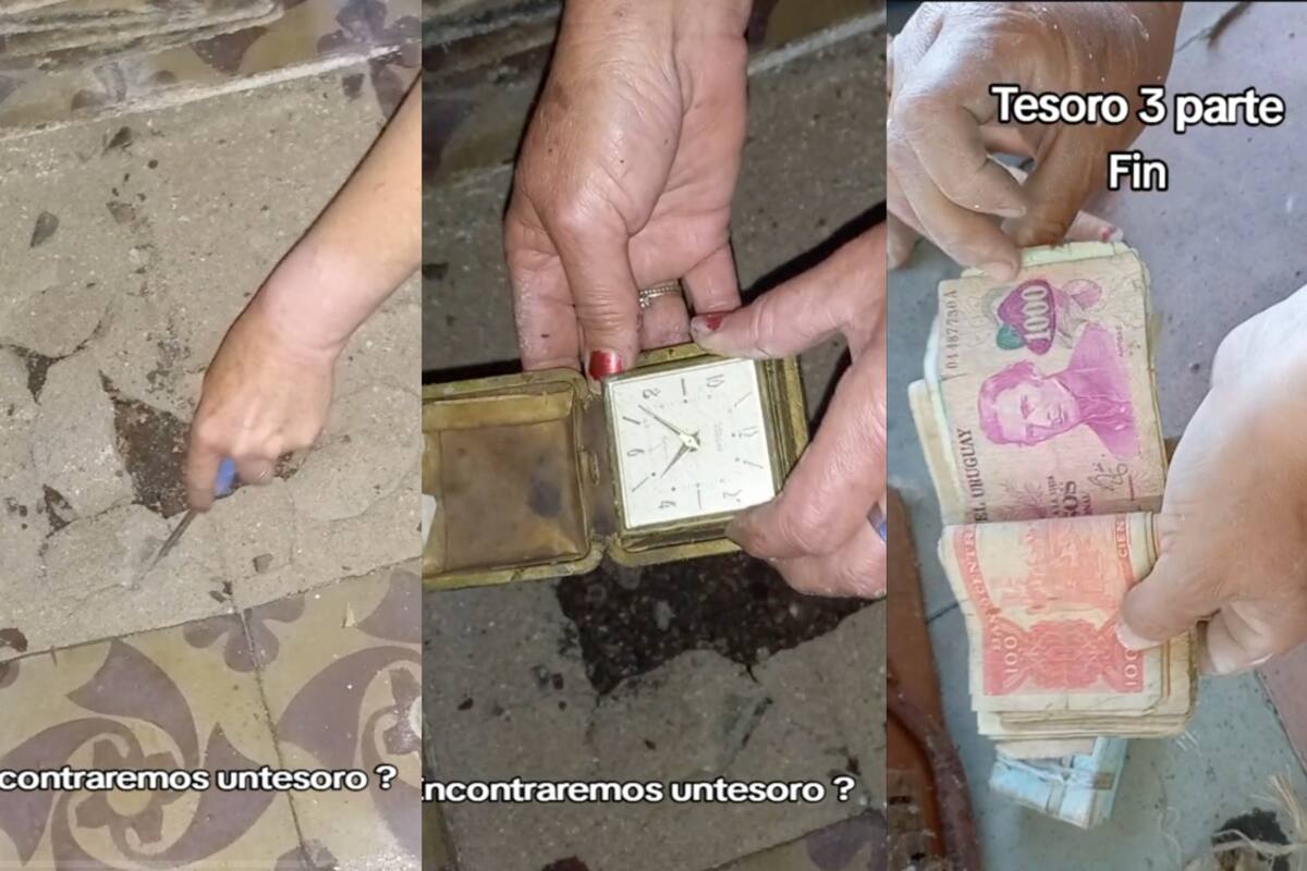 Familia argentina encuentra un tesoro debajo del piso de su casa (VIDEO)