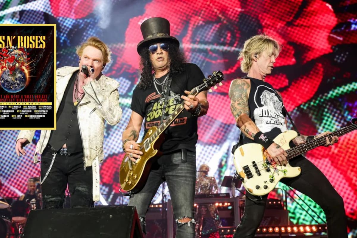 Guns N’ Roses anuncia concierto en Ciudad de México como parte de su gira internacional 2025