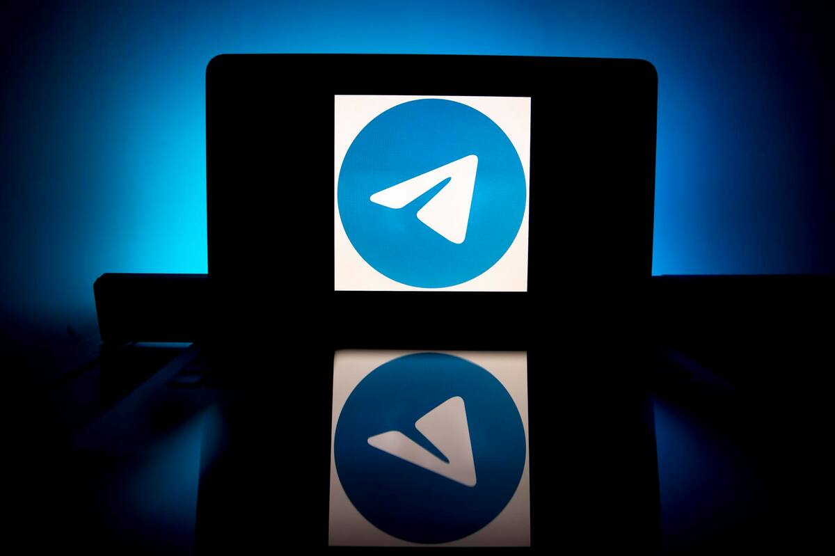 Fotografía de archivo del logo de la aplicación de mensajería Telegram. | Crédito: EFE/ Ian Langsdon