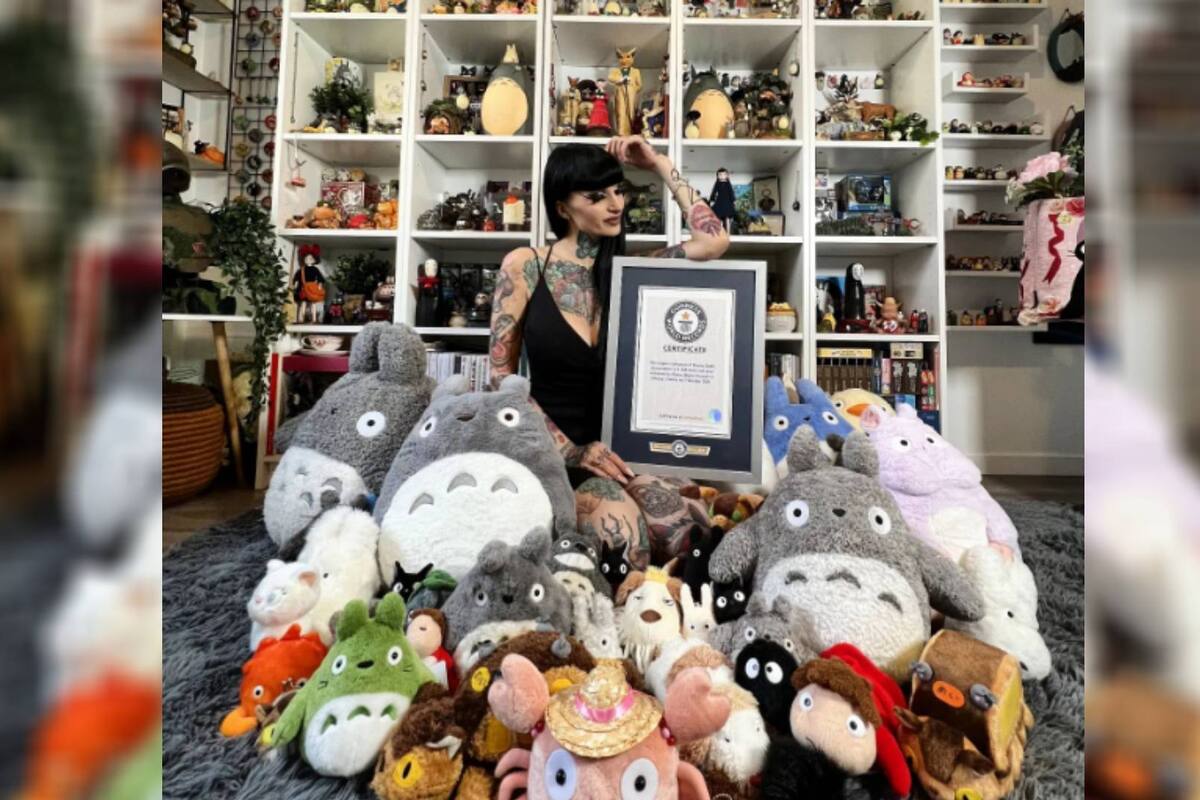 Más de 1 mil 300 artículos de Studio Ghibli: Récord mundial