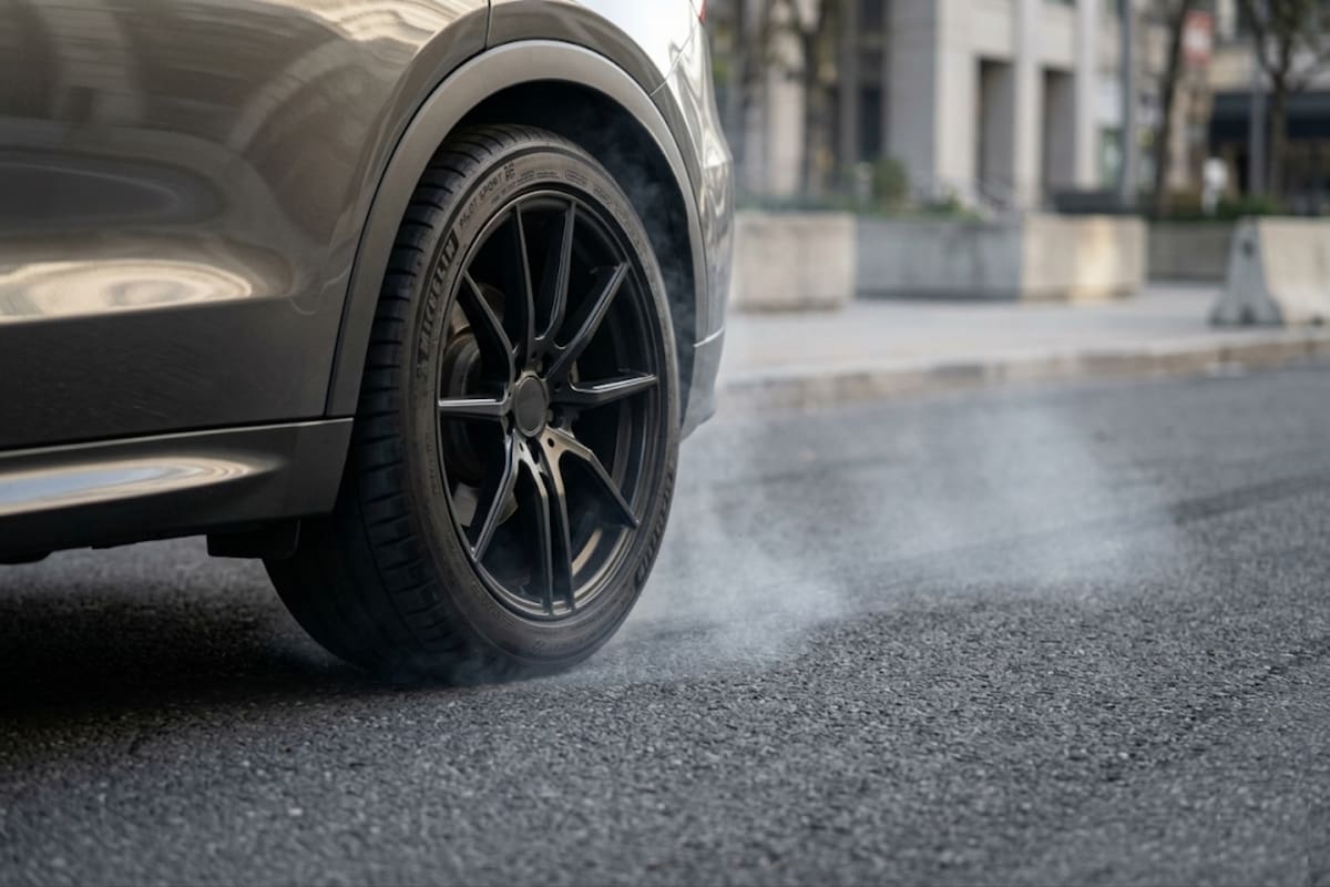 La principal fuente de microplásticos en el aire es la fricción de los neumáticos, un desgaste ligado al tráfico que libera partículas que permanecen suspendidas y se respiran todos los días