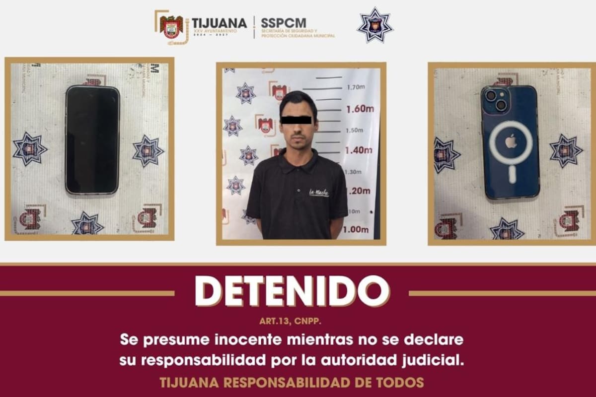 Asegura Policía Municipal a presunto responsable del delito de robo