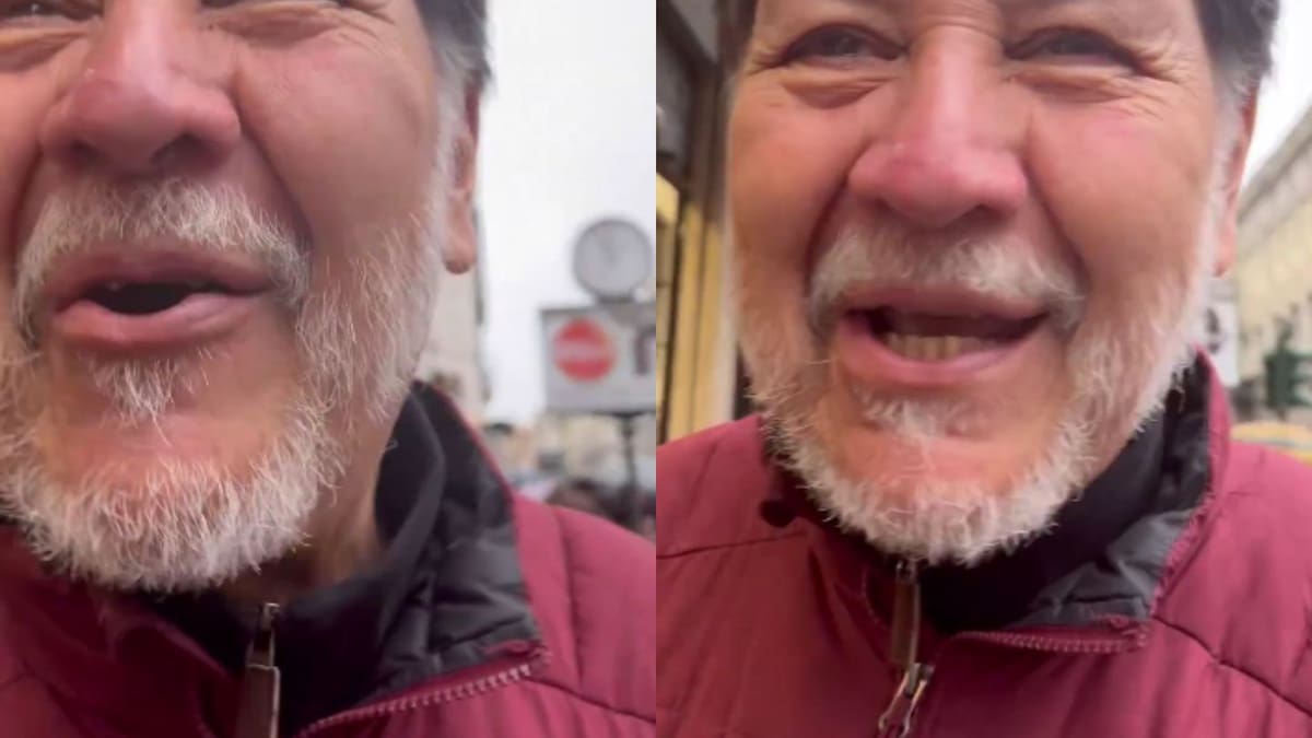 Fernandez Noroña intenta arrebatarle la cámara a analista político que lo confronta al encontrárselo en Roma “¿Crees que eres el único que tiene derecho a estar en Roma?”