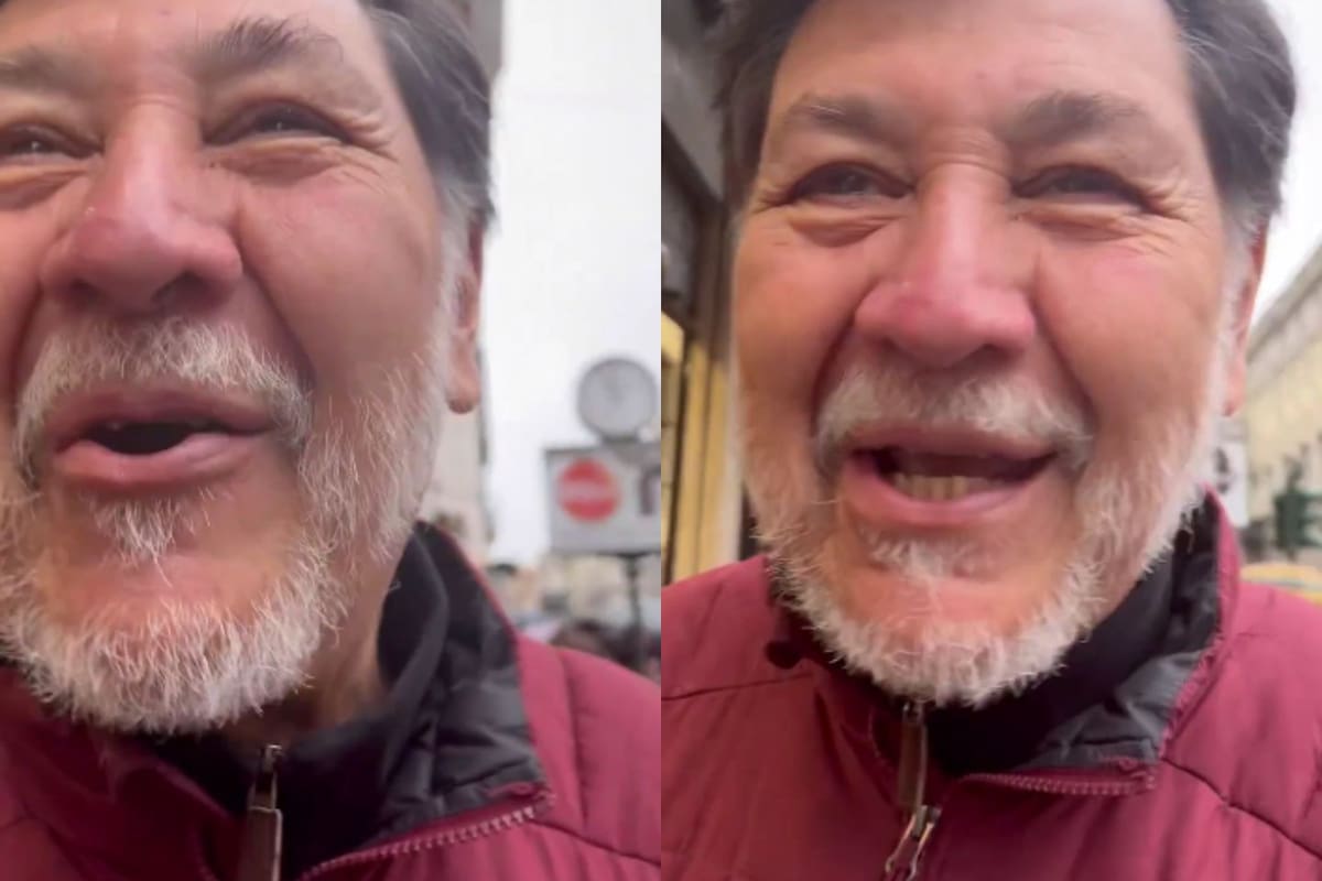 Fernandez Noroña intenta arrebatarle la cámara a analista político que lo confronta al encontrárselo en Roma “¿Crees que eres el único que tiene derecho a estar en Roma?”