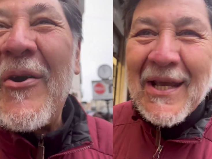 Fernandez Noroña intenta arrebatarle la cámara a analista político que lo confronta al encontrárselo en Roma “¿Crees que eres el único que tiene derecho a estar en Roma?”