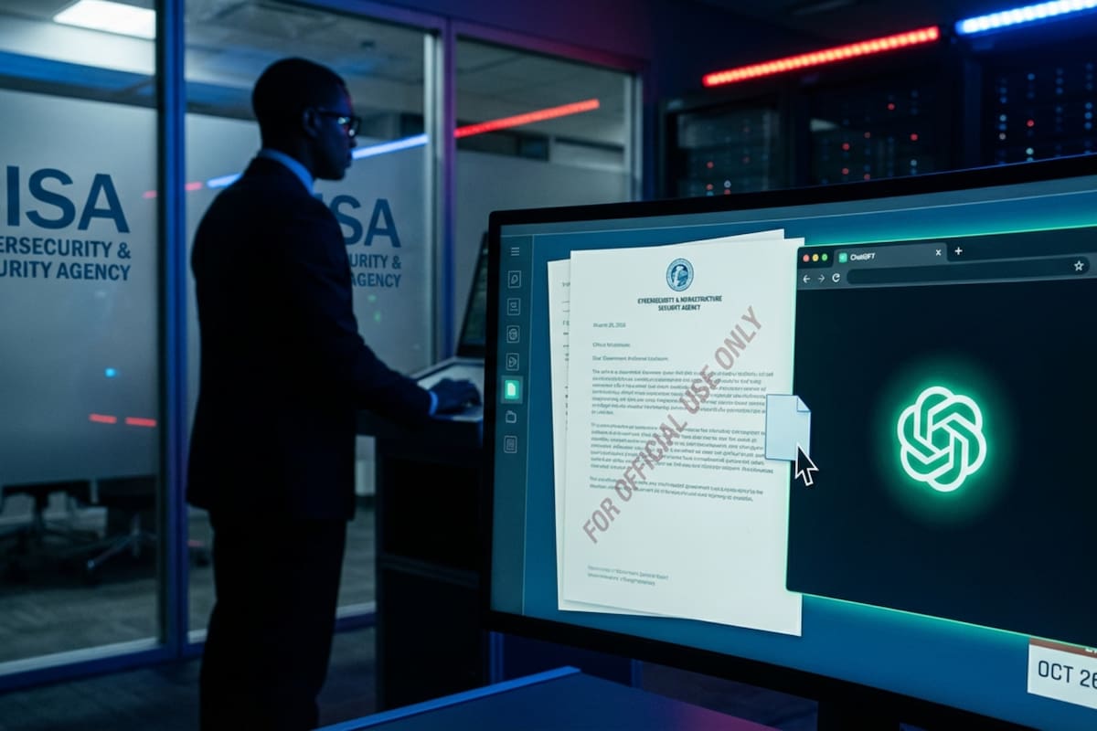 El jefe de ciberseguridad de Estados Unidos queda bajo la lupa tras filtrar documentos oficiales en ChatGPT, revelando una vulnerabilidad crítica en la gestión de archivos gubernamentales y encendiendo las alarmas sobre el uso de inteligencia artificial en las agencias de inteligencia