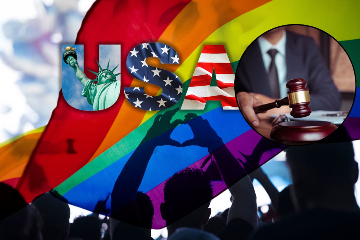 Más de 800 mil parejas están protegidas por el matrimonio igualitario en Estados Unidos, pero una encuesta reveló pierden apoyo ciudadano y aumenta la presión para revisar el fallo que lo legalizó en 2015