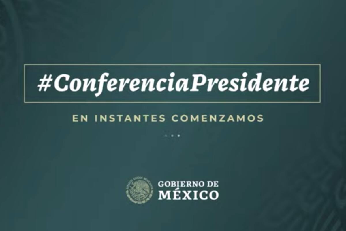 Sigue la conferencia de AMLO desde el Palacio Nacional