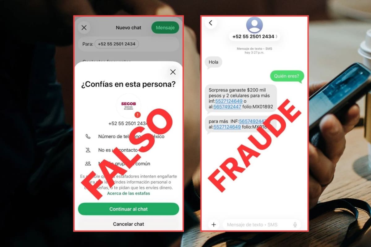 Así es el nuevo fraude por WhatsApp que promete 200 mil pesos y dos celulares: Segob CDMX alerta por suplantación de identidad