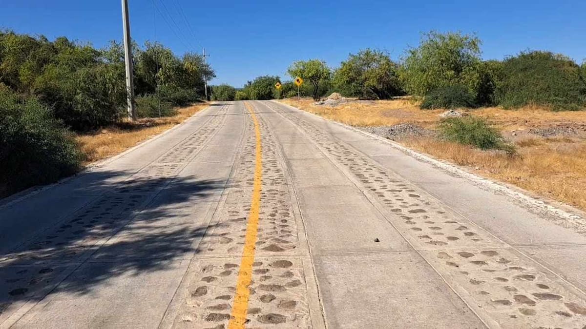 Camino artesanal entre El Conti y Loma de Guamúchil. Foto: Especial