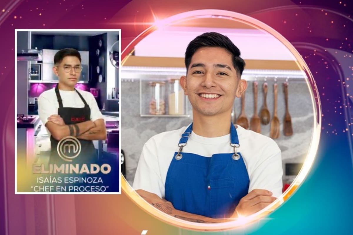 Isaías “Chef en proceso” es eliminado de “MasterChef Celebrity Generaciones” y las redes estallan