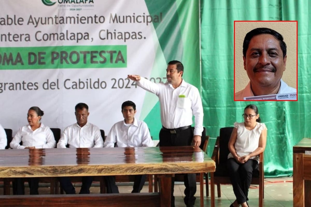 Frontera comalapa instala nuevo alcalde interino tras 28 días de la desaparición de  Aníbal Roblero Castillo