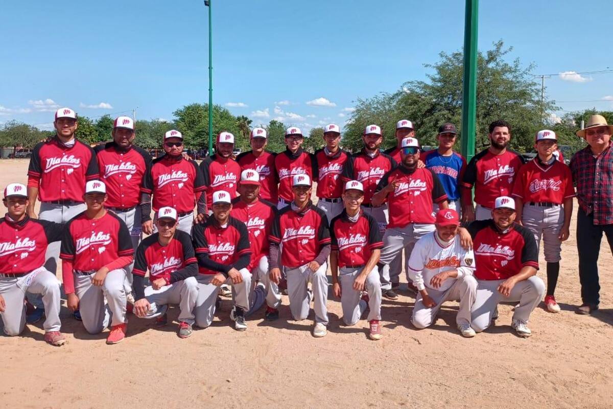 Ligan Diablos del Tazajal victorias en Liga Interejidal de Hermosillo