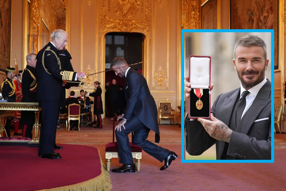 David Beckham recibe el título de “Sir” tras ser nombrado caballero por el Rey Carlos III