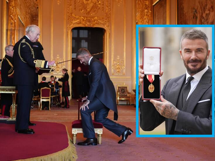 David Beckham recibe el título de “Sir” tras ser nombrado caballero por el Rey Carlos III
