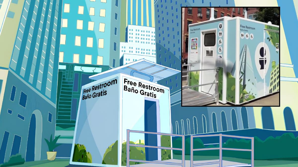 Novedosos baños públicos que abrirán sus puertas a los diez minutos de uso y sistema de funcionamiento sin contacto manual, instalarán en calles de Nueva York para ampliar el acceso en zonas de alta afluencia