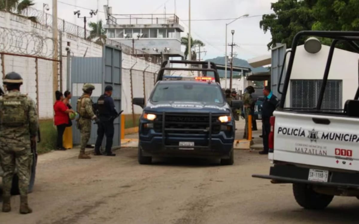 Operativo por riña en penal de Mazatlán el pasado 8 de octubre del 2026. | Crédito: Cortesía
