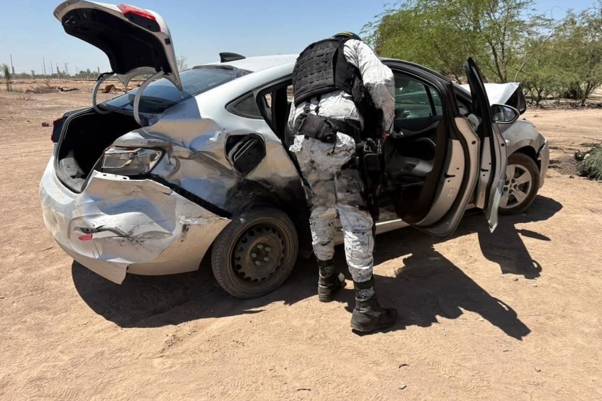 Localizan vehículo involucrado en violento incidente en cruce fronterizo de San Luis
