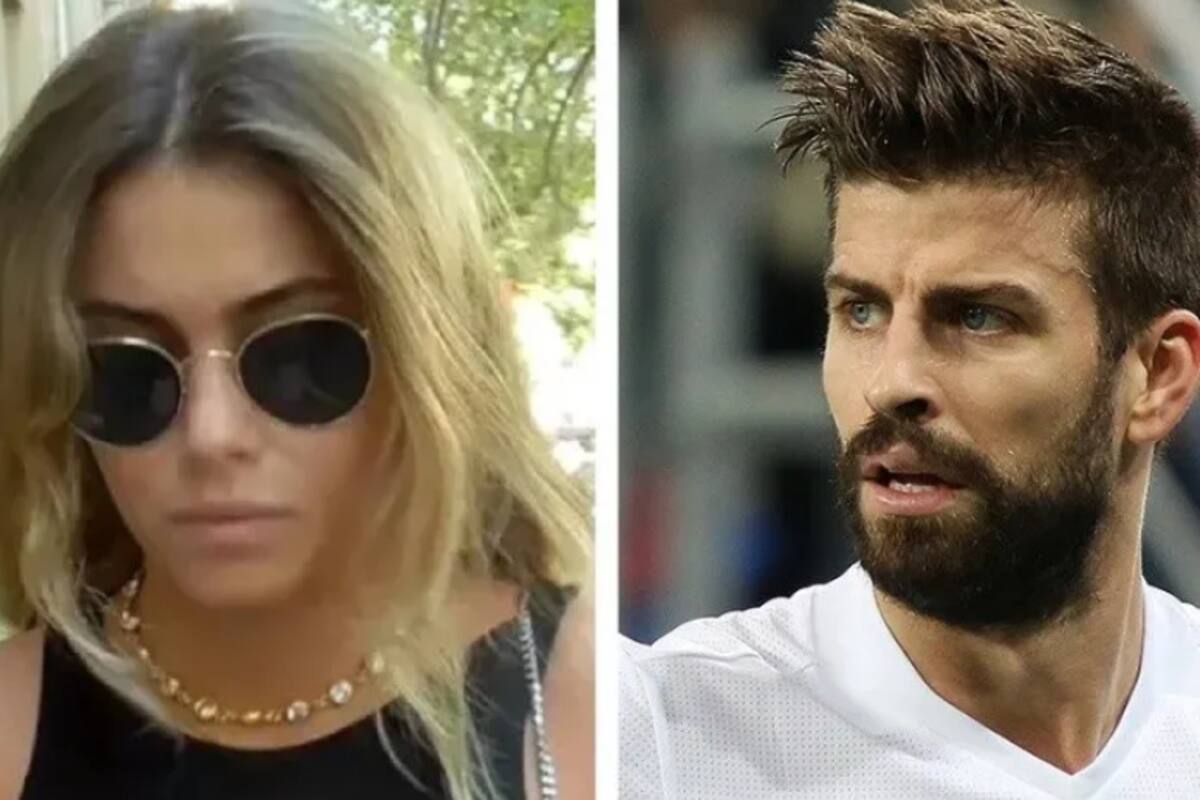 Captan a nueva novia de Piqué viendo fotos de Shakira