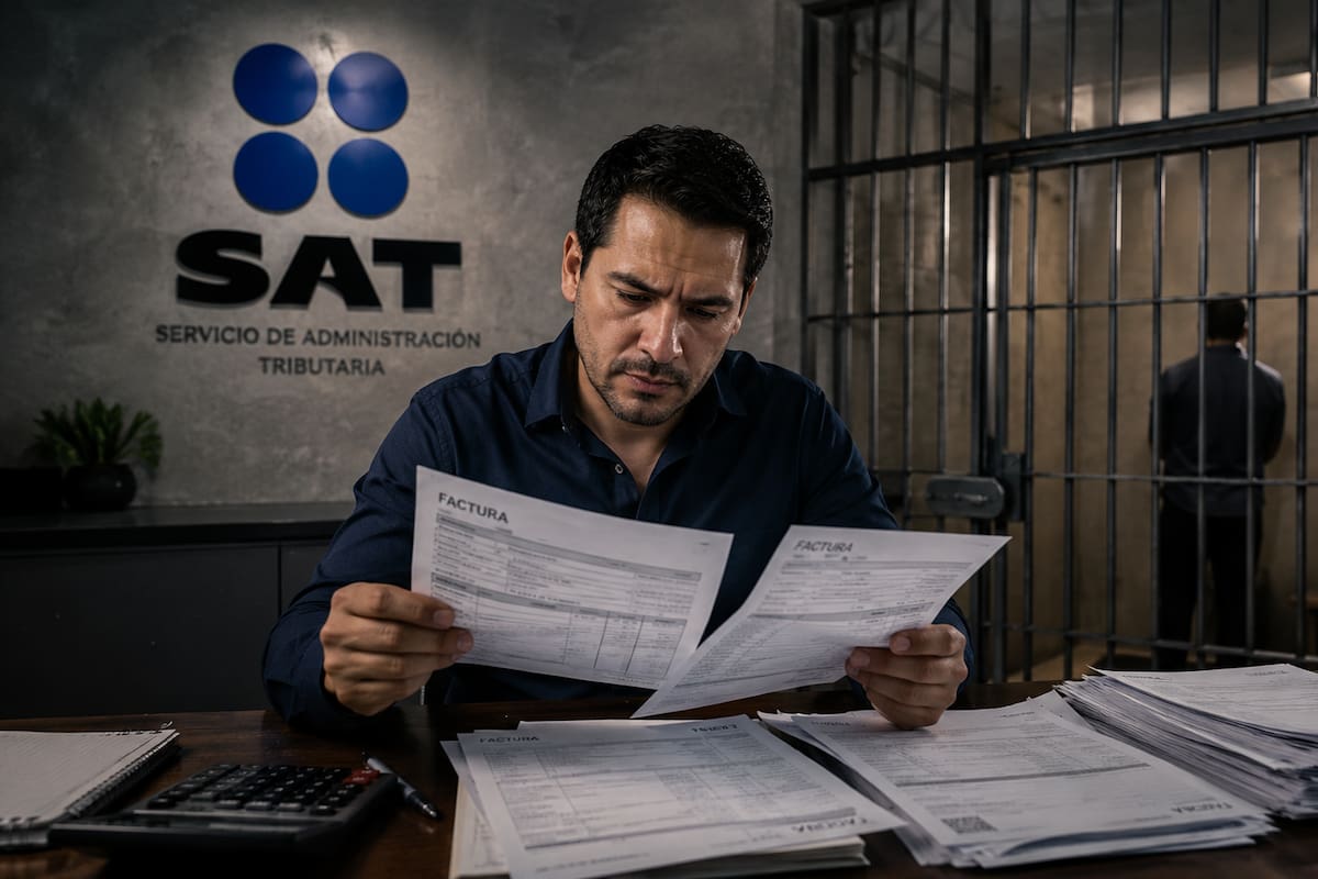 Usar facturas falsas puede llevarte a prisión en México por hasta 9 años: El SAT puede investigar y aplicar sanciones