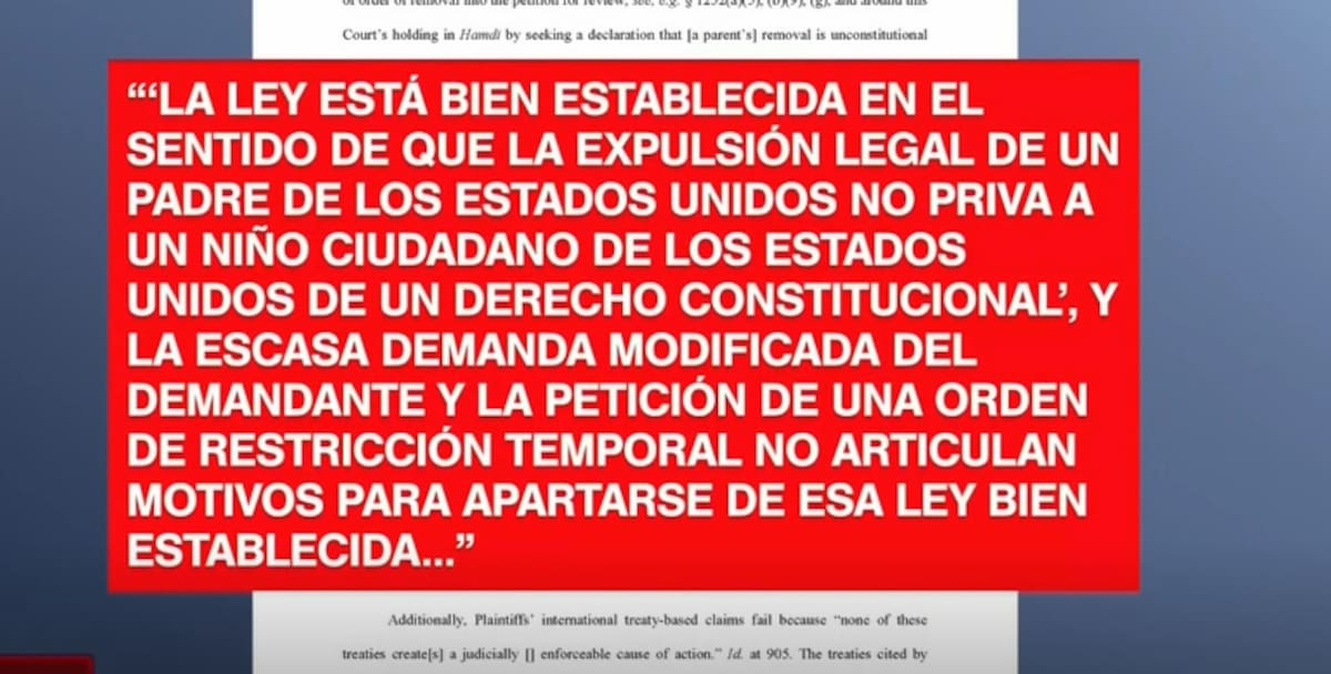 Carmen Graciela Guerrero Sandoval, una ciudadana salvadoreña residente en Ohio que había solicitado asilo en Estados Unidos, tiene orden de abandonar el país antes del 3 de junio. FOTO: Captura de Pantalla de Telemundo