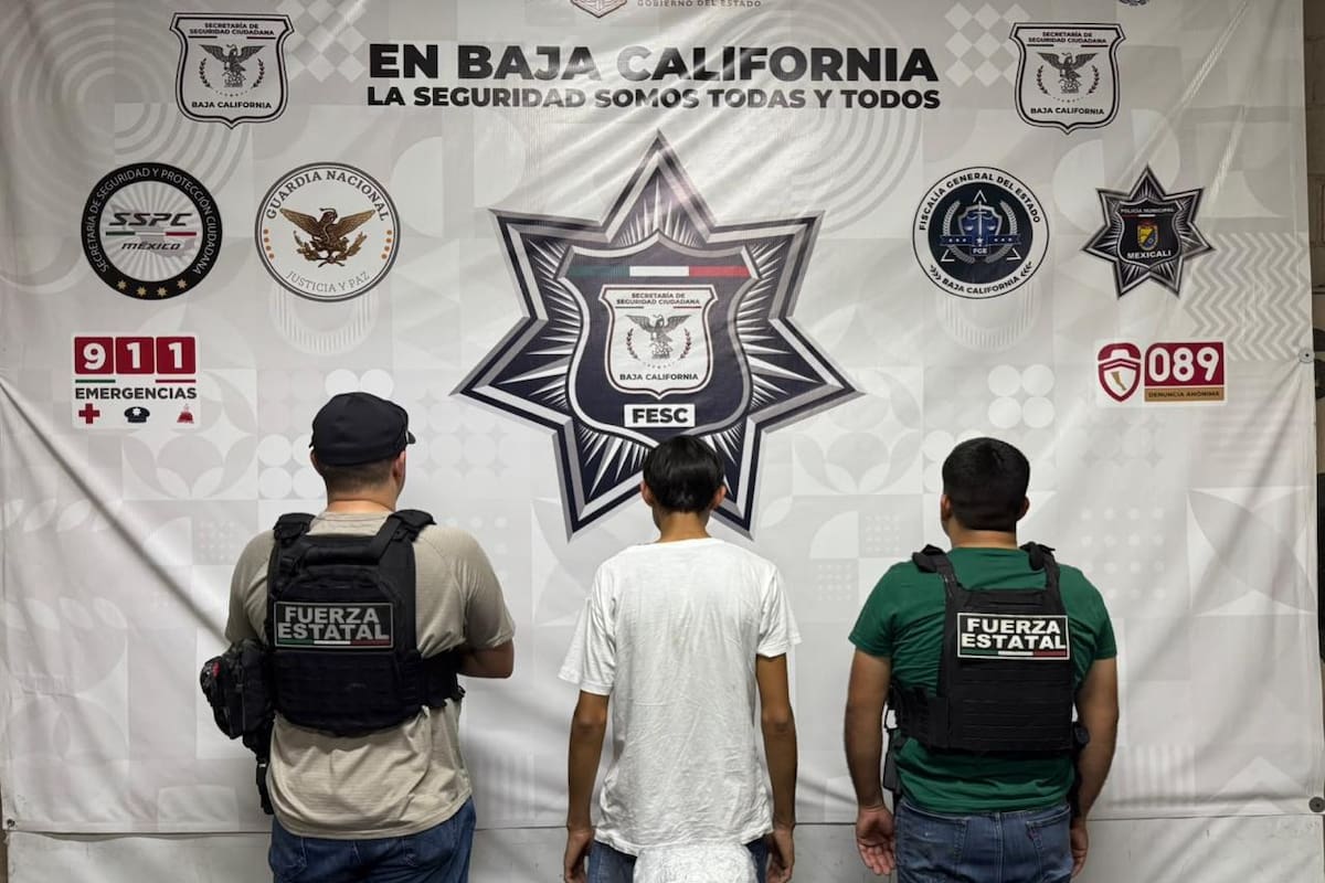 Detienen a “El Picoro”, presunto distribuidor de droga en el Valle de Mexicali